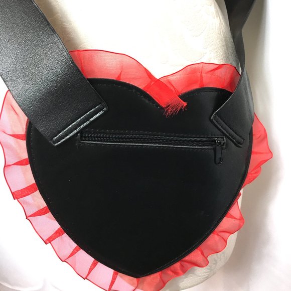 PIRATE Faux Leather Crossbody Purse Bag w/ Skull & Crossbones - Picture 7 of 8